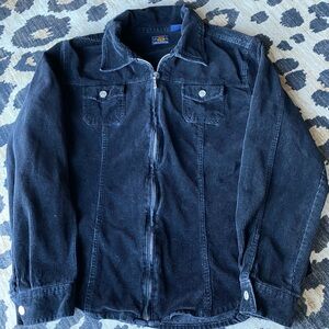 Womens Black Corduroy Jacket